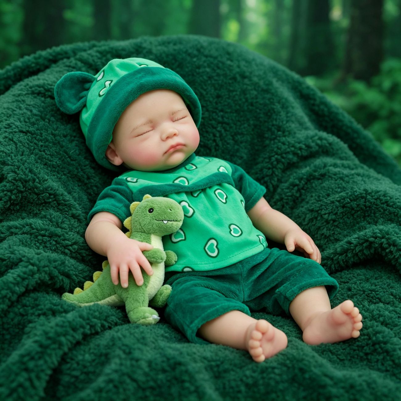 Luna -  Soft Plush Sleeping Reborn Baby Doll Girl
