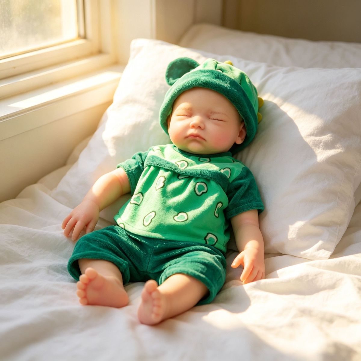 Luna -  Soft Plush Sleeping Reborn Baby Doll Girl