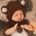 Barnaby Bear 15.7inch Full Solid Silicone Sleeping Boy Reborn Baby Doll