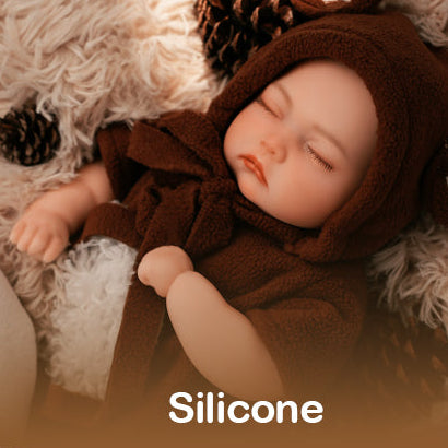 Barnaby Bear 15.7inch Full Solid Silicone Sleeping Boy Reborn Baby Doll