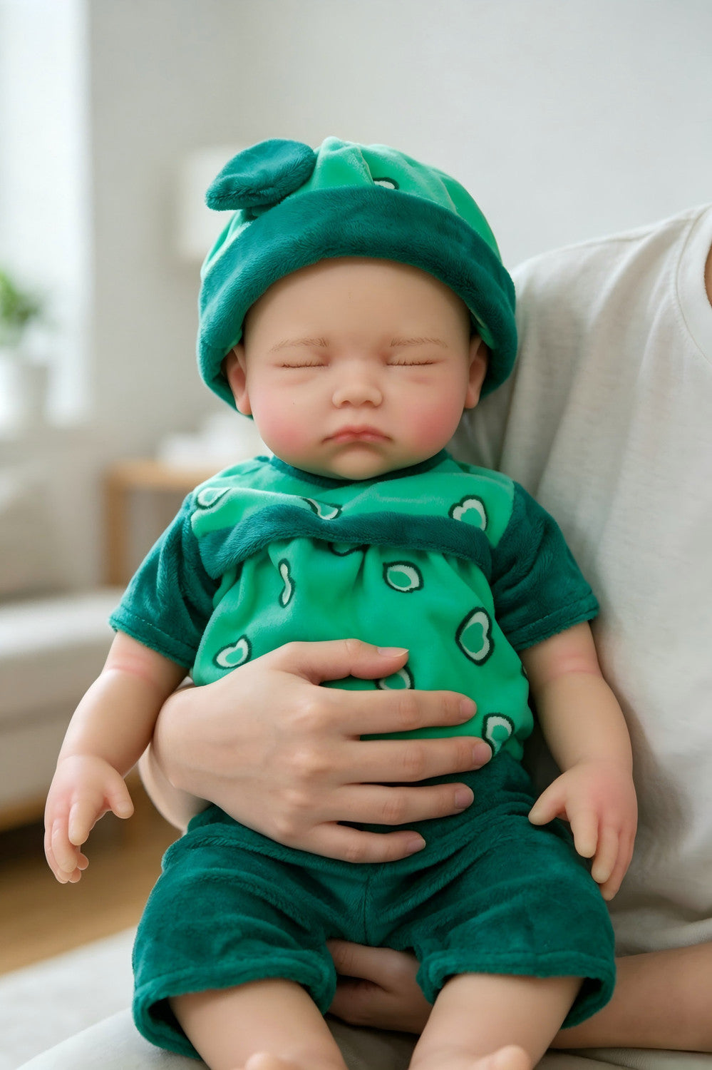 Luna -  Soft Plush Sleeping Reborn Baby Doll Girl
