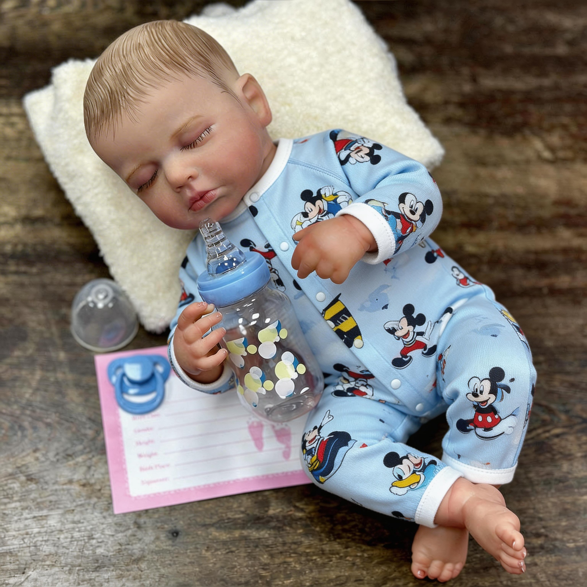 LULU Reborn Baby Doll ✨ 20 INCH 50CM Imported Soft Vinyl/Silicone Full Body Doll | 3D Ultra-Realistic Skin with Visible Capillaries | Complete Gift Set for Collectors, Kids & Photoshoots
