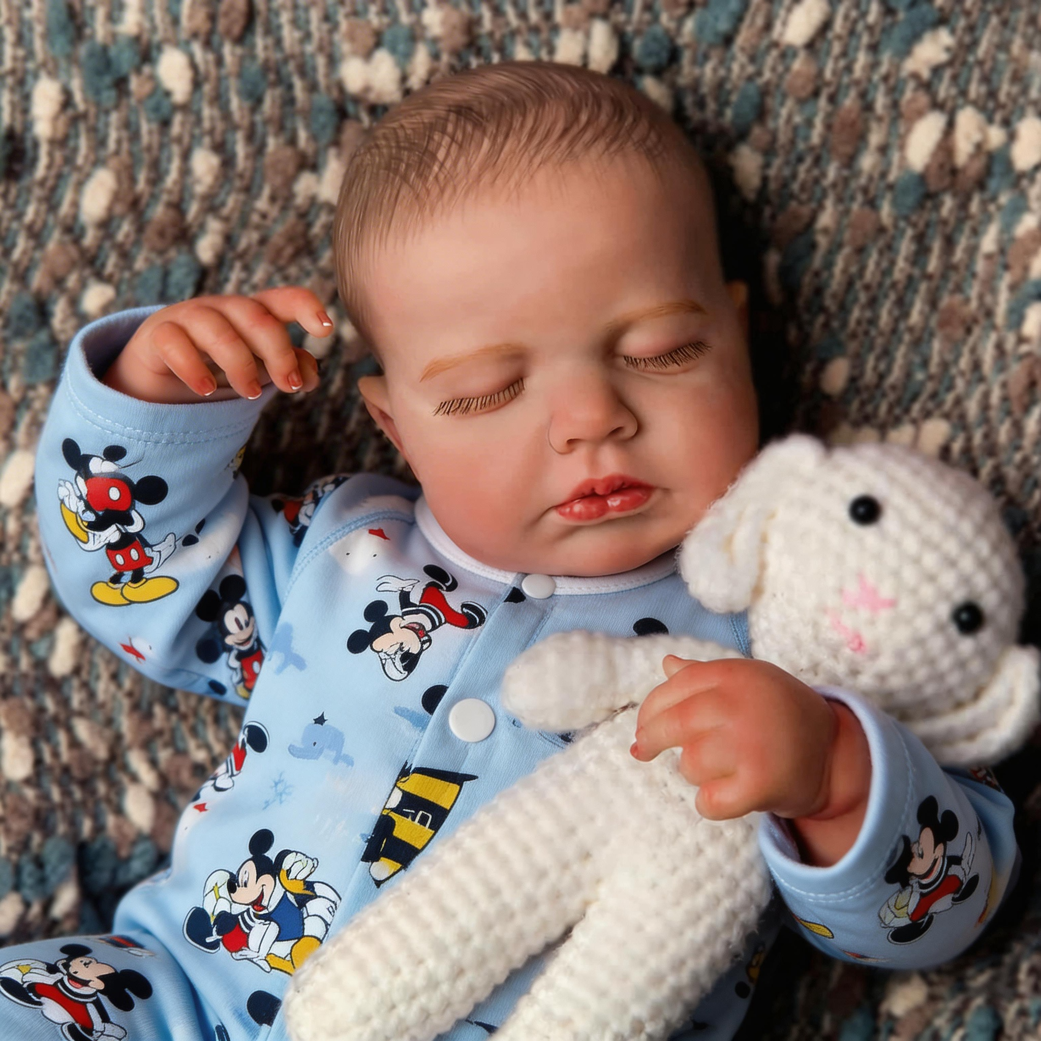 LULU Reborn Baby Doll ✨ 20 INCH 50CM Imported Soft Vinyl/Silicone Full Body Doll | 3D Ultra-Realistic Skin with Visible Capillaries | Complete Gift Set for Collectors, Kids & Photoshoots
