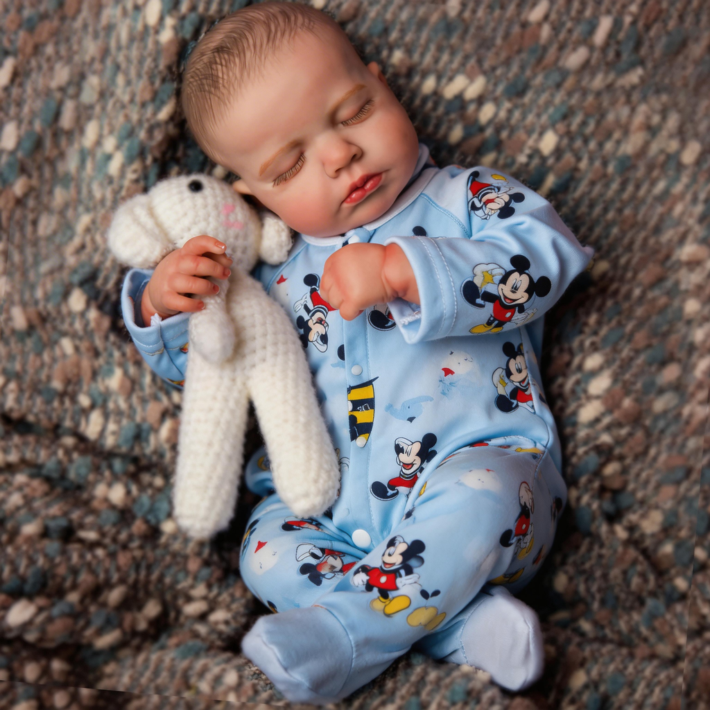LULU Reborn Baby Doll ✨ 20 INCH 50CM Imported Soft Vinyl/Silicone Full Body Doll | 3D Ultra-Realistic Skin with Visible Capillaries | Complete Gift Set for Collectors, Kids & Photoshoots