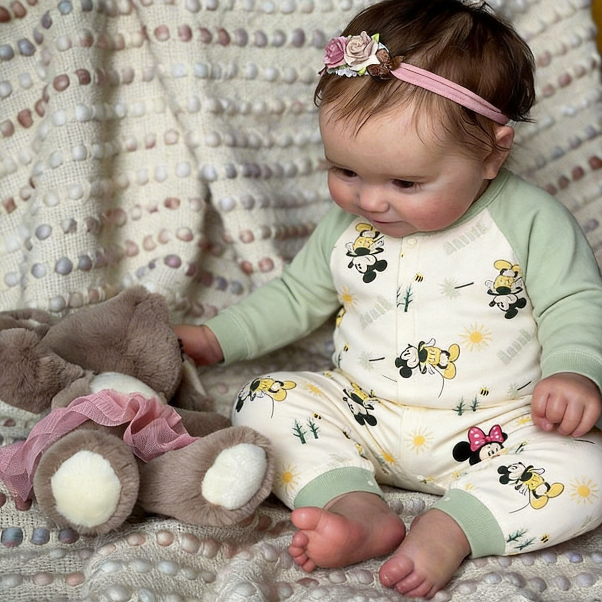 Lila Rose 20 Inch Ultra-Realistic Reborn Baby Doll ✨ Imported Soft Vinyl Limbs, 3D Simulated Skin, Complete Gift Set with Baby Accessorie