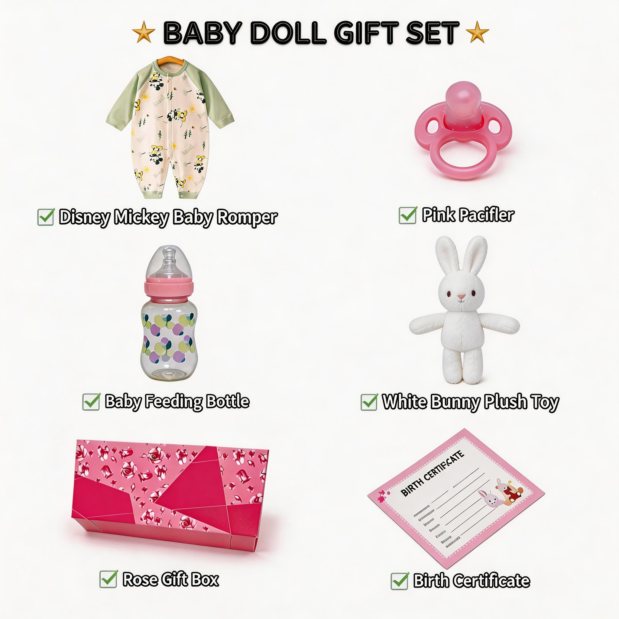 Lila Rose 20 Inch Ultra-Realistic Reborn Baby Doll ✨ Imported Soft Vinyl Limbs, 3D Simulated Skin, Complete Gift Set with Baby Accessorie