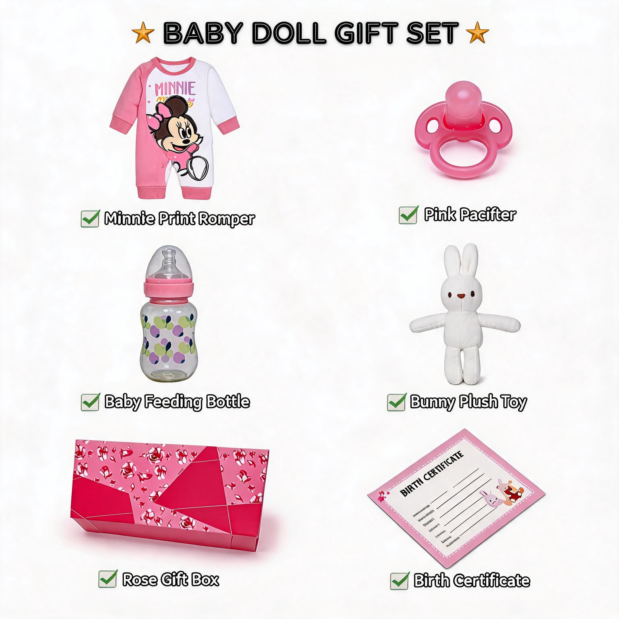 Milo Bunny Bee 10 Inch Soft Vinyl Reborn Baby Doll Movable Limbs, Washable Body, Realistic Skin for Gift & Display