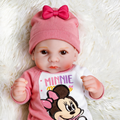 Milo Bunny Bee 10 Inch Soft Vinyl Reborn Baby Doll Movable Limbs, Washable Body, Realistic Skin for Gift & Display