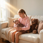 Boneca Bebê Reborn de Silicone Sólido Completo de 15,7 polegadas Koa Bear