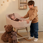 Boneca Bebê Reborn de Silicone Sólido Completo de 15,7 polegadas Koa Bear