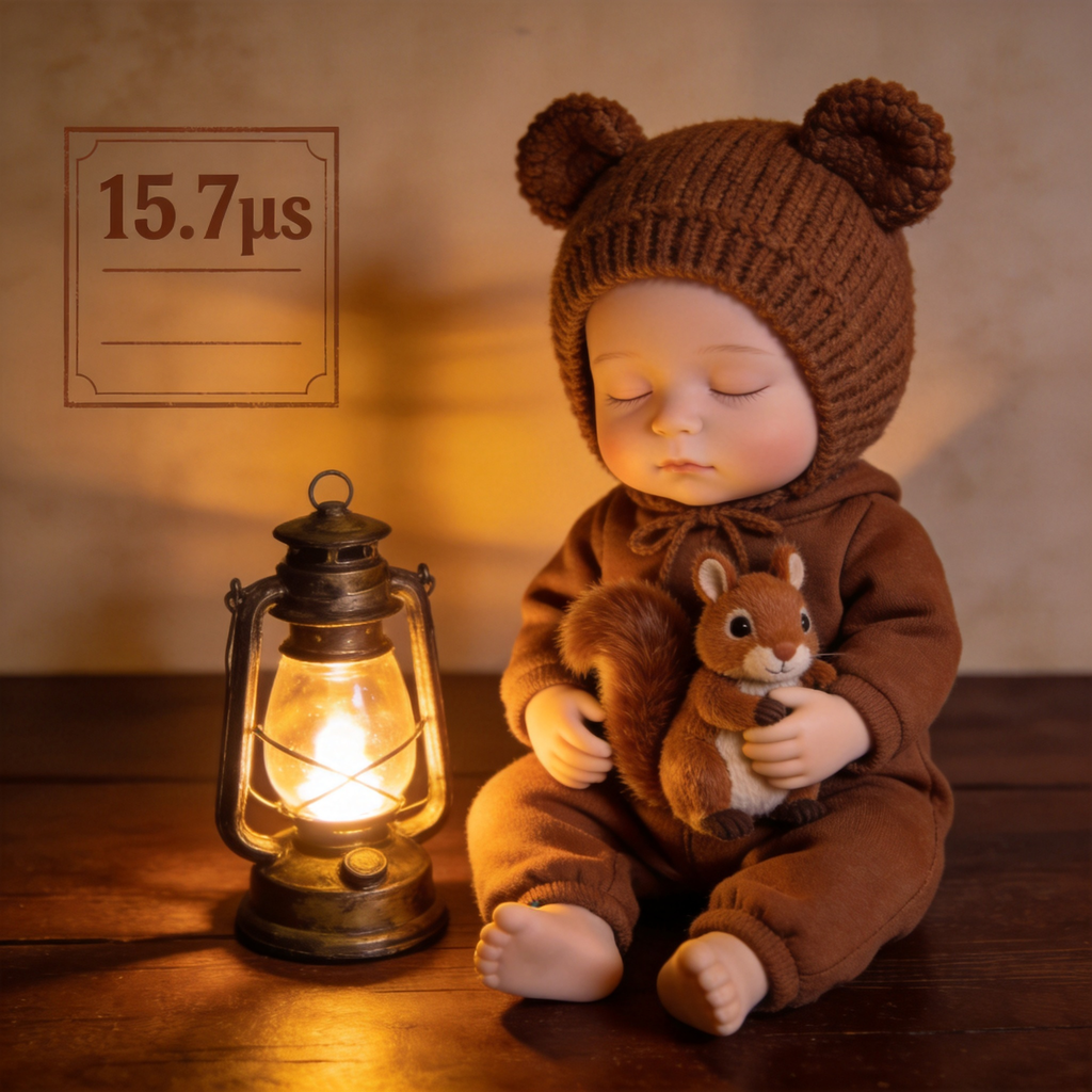 Urso Barnaby Boneca Bebê Reborn Menino Dormindo de Silicone Sólido de 39,8 cm